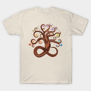 Tree of Life Swirl - Infinity T-Shirt